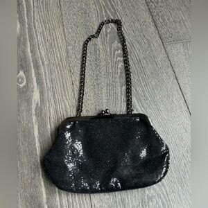 Express Sparkle Evening Bag in Black
